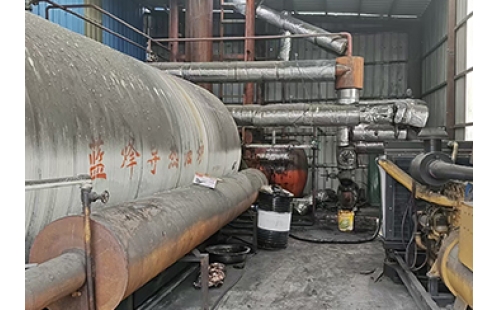 河北石家莊導熱油鍋爐系統(tǒng)整體清洗工程結束