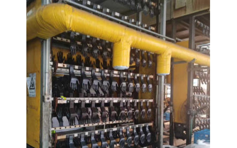 2025年11月20日江蘇南通勞保手套公司導(dǎo)熱油系統(tǒng)清洗換油工程結(jié)束